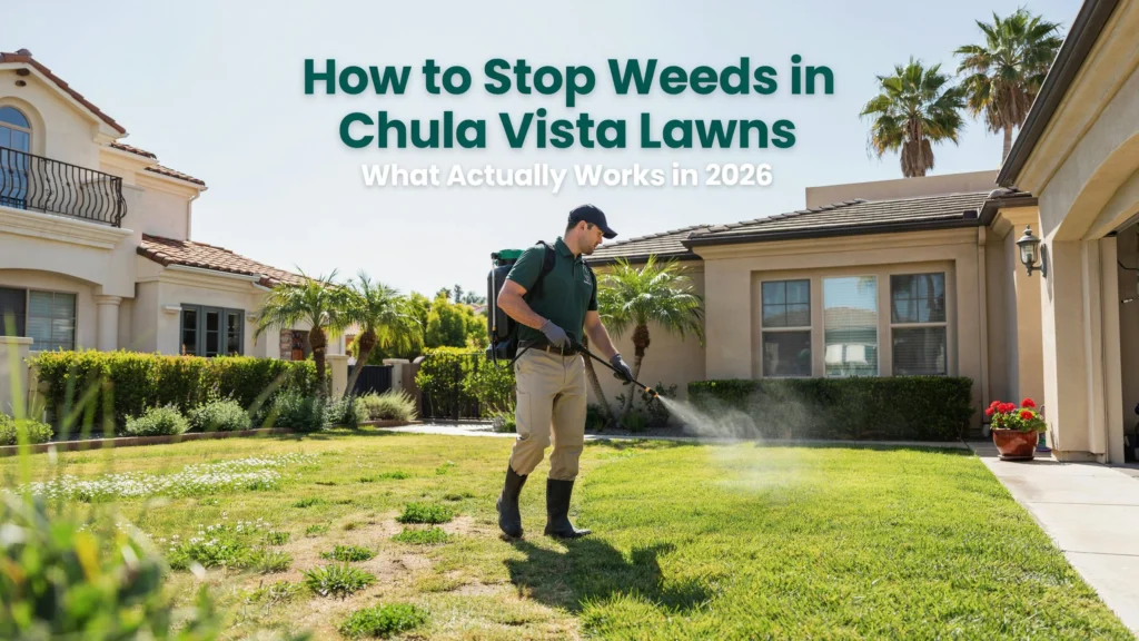 How to Stop Weeds in Chula Vista Lawns (What Actually Works in 2026)