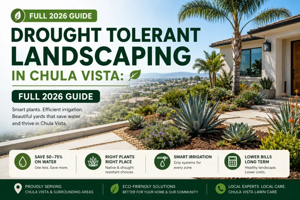drought tolerant landscaping Chula Vista